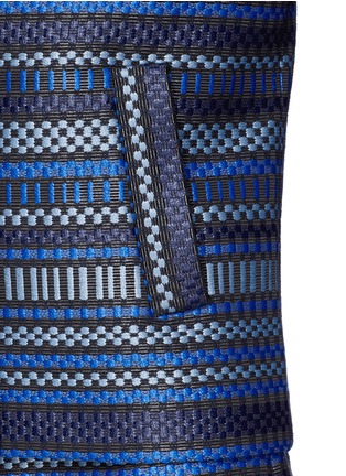 Detail View - Click To Enlarge - DIANE VON FURSTENBERG - 'Teyona' stripe jacquard blazer