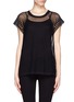Main View - Click To Enlarge - IRO - 'Maja' distressed sleeve open-knit top