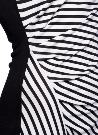 Detail View - Click To Enlarge - DIANE VON FURSTENBERG - Alicia silk jersey striped dress