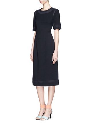 Figure View - Click To Enlarge - WHISTLES - Gwen sheer panel dress