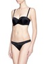 Figure View - Click To Enlarge - L'AGENT - 'Penelope' strapless satin bra