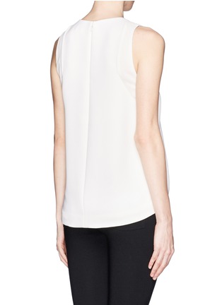 Back View - Click To Enlarge - WHISTLES - Azzura crepe sleeveless top