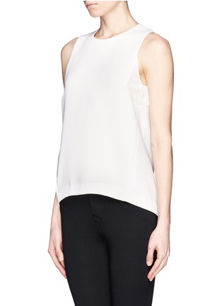 Front View - Click To Enlarge - WHISTLES - Azzura crepe sleeveless top