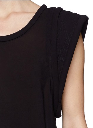 Detail View - Click To Enlarge - IRO - 'Itzel' padded sleeve top