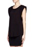 Front View - Click To Enlarge - IRO - 'Itzel' padded sleeve top