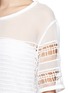 Detail View - Click To Enlarge - IRO - Emmie open lacework sheer silk top