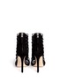 Back View - Click To Enlarge - B BY BRIAN ATWOOD - Lalouche studded suede caged sandals