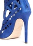 Detail View - Click To Enlarge - B BY BRIAN ATWOOD - Levens suede laser-cut sandals