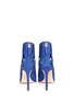 Back View - Click To Enlarge - B BY BRIAN ATWOOD - Levens suede laser-cut sandals