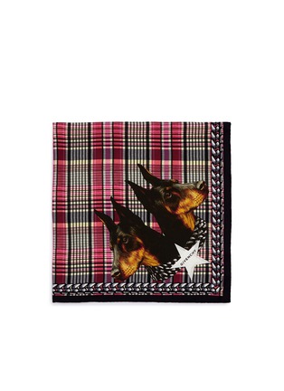 Main View - Click To Enlarge - GIVENCHY - Doberman square silk scarf