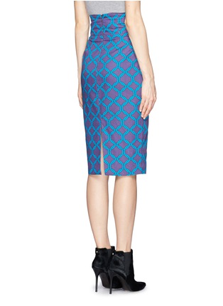Back View - Click To Enlarge - STELLA JEAN - 'Delfina' chain print pencil skirt