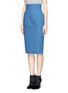 Front View - Click To Enlarge - STELLA JEAN - 'Delfina' chain print pencil skirt