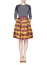 Figure View - Click To Enlarge - STELLA JEAN - 'Barbara' print flare skirt