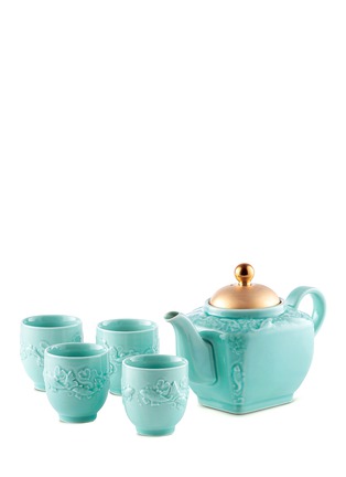 Main View - Click To Enlarge - ALISON APPLETON - Golden Carp teapot and cup set