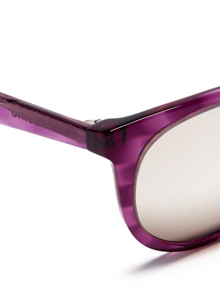 Detail View - Click To Enlarge - ANDERNE - 'It Had To Be You' acetate mirror sunglasses