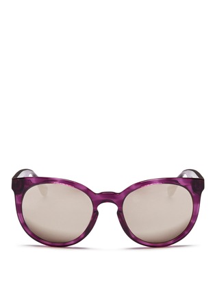Main View - Click To Enlarge - ANDERNE - 'It Had To Be You' acetate mirror sunglasses