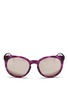 Main View - Click To Enlarge - ANDERNE - 'It Had To Be You' acetate mirror sunglasses