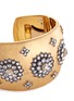 Detail View - Click To Enlarge - BUCCELLATI - Diamond floral silver 18k gold cuff
