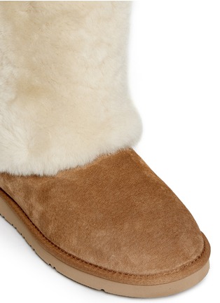 Detail View - Click To Enlarge - UGG - 'Patten' sheepskin suede boots