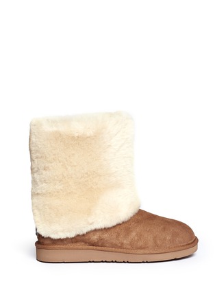Main View - Click To Enlarge - UGG - 'Patten' sheepskin suede boots
