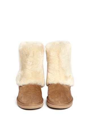 Figure View - Click To Enlarge - UGG - 'Patten' sheepskin suede boots