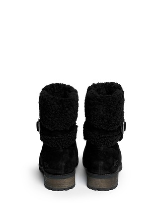 Back View - Click To Enlarge - UGG - 'Blayre II' buckle sheepskin boots