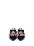 Figure View - Click To Enlarge - GIORGIO ARMANI BEAUTY - Suede bow strap patent leather d'Orsay flats