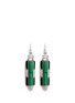 Main View - Click To Enlarge - KENNETH JAY LANE - Glass crystal pavé enamelled arrow earrings