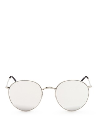 Main View - Click To Enlarge - SPEKTRE - 'P2' metal round round sunglasses