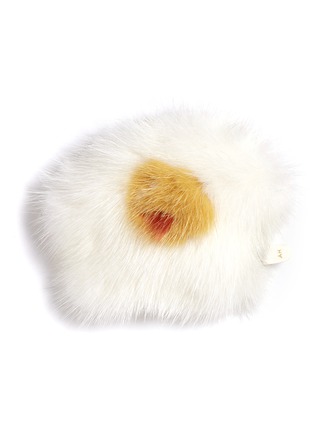 Main View - Click To Enlarge - ANYA HINDMARCH - 'Egg' mink fur sticker