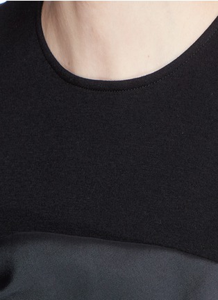 Detail View - Click To Enlarge - ADEAM - Ruched panel cold shoulder top