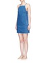 Front View - Click To Enlarge - IVY PARK - Denim sleeveless mini dress