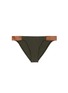 Main View - Click To Enlarge - VIX - 'Solid Military' leather strap bikini bottoms