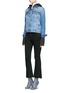 Figure View - Click To Enlarge - RAG & BONE - 'Crop Flare' fray cuff jeans