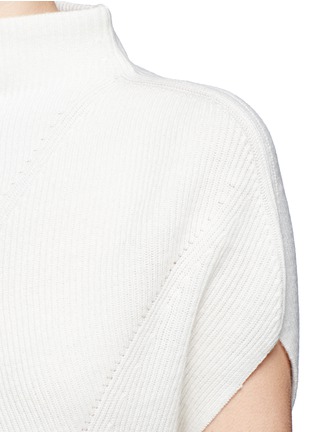 Detail View - Click To Enlarge - VINCE - Wool-cashmere sleeveless sweater