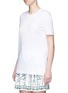 Front View - Click To Enlarge - - - 'Ti Amo' lace slogan T-shirt