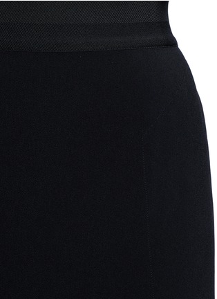 Detail View - Click To Enlarge - HELMUT LANG - Side drape stretch maxi skirt