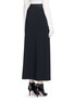 Back View - Click To Enlarge - HELMUT LANG - Side drape stretch maxi skirt