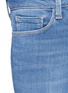 Detail View - Click To Enlarge - L'AGENCE - The Chantal' skinny denim ankle grazer pants