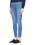 Front View - Click To Enlarge - L'AGENCE - The Chantal' skinny denim ankle grazer pants