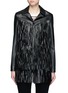 Main View - Click To Enlarge - SAINT LAURENT - Tiered fringe button leather jacket