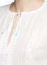 Detail View - Click To Enlarge - THEORY - 'Alrik E' embroidery silk peasant blouse