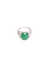 Main View - Click To Enlarge - LC COLLECTION JADE - Diamond jade 18k white gold ring