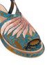 Detail View - Click To Enlarge - DRIES VAN NOTEN - Sequin wing embellished floral brocade sandals