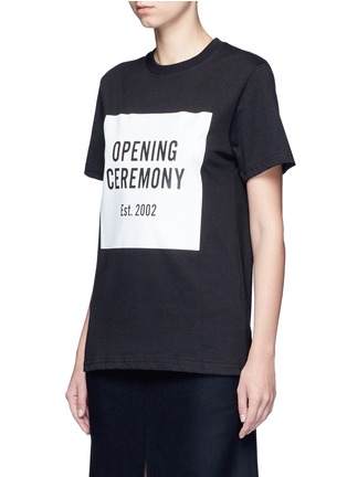 Front View - Click To Enlarge - OPENING CEREMONY - OC' mirrored logo T-shirt