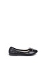 Main View - Click To Enlarge - SAM EDELMAN - 'Felicia' faux leather kids ballet flats