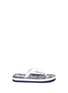 Main View - Click To Enlarge - SAM EDELMAN - 'Mandy' abstract marble print kids flip flops