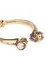 Detail View - Click To Enlarge - ALEXANDER MCQUEEN - Twin skull faux pearl bangle