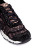 Detail View - Click To Enlarge - RENÉ CAOVILLA - Strass pavé suede lace sneakers