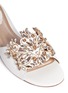 Detail View - Click To Enlarge - RENÉ CAOVILLA - Strass appliqué leather slipper